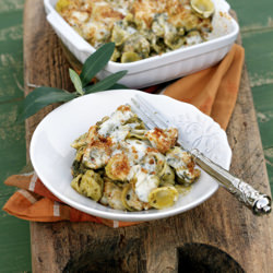 Baked Orecchiette with Broccoli Rabe