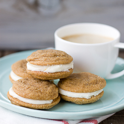 Ginger Lemon Cream Sandwich Cookies