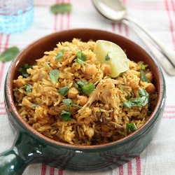 Turkey and Chickpea Pilaf