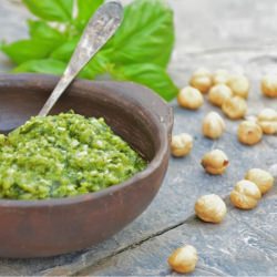 Hazelnuts, Basil & Fresh Pasta