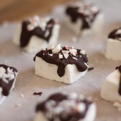 Chocolate Candy Cane Marshmallows