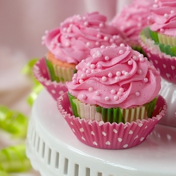 Perfect Pink Cupcakes