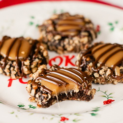 Chocolate Caramel Thumbprint Cookie