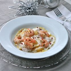 Ravioli with Crab and Shrimp