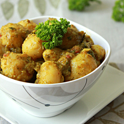 Potato Parsley Curry