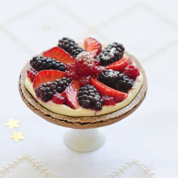 Mixed Berry Macaron Tartlet