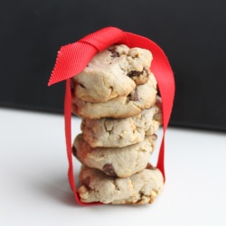 Salted Peanut Choc Chip Cookies