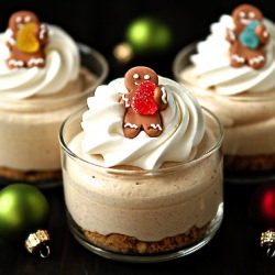 Gingerbread Oreo Mini Cheesecakes