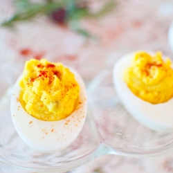 Mayo Free & Guiltless Deviled Eggs