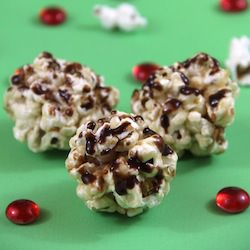 PB & Nutella Popcorn Balls