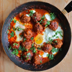 Lamb Meatballs in Sauce