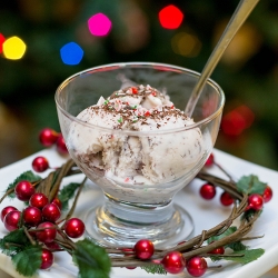 Candy Cane Crackle Ice Cream