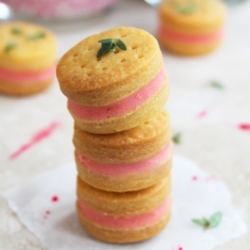 Rose Custard Creams