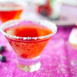 Sparkling Sugar Plum Martini