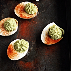 Avocado Deviled Eggs