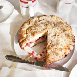 Cranberry Vanilla Coffeecake