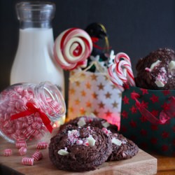 Double Chocolate Peppermint Cookies