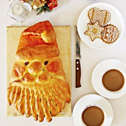 Golden Santa Bread