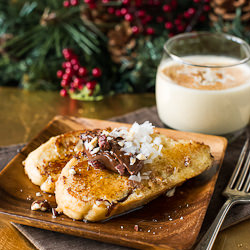 Coconut Hazelnut French Toast