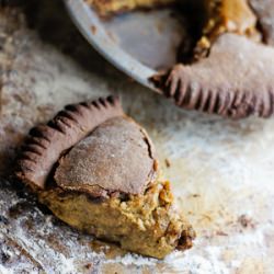 Gingerbread Eggnog Pumpkin Pie