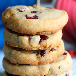 Pistachio Shortbread Cookies