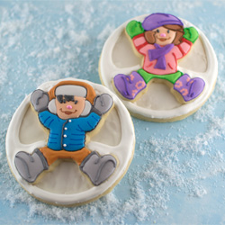 Stacked Snow Angel Cookies