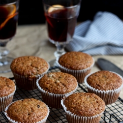 Gingerbread Muffins with Prunes