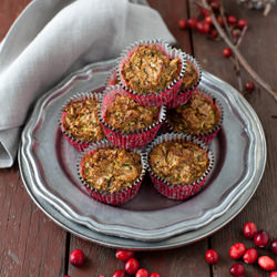 Zucchini Apple Muffins