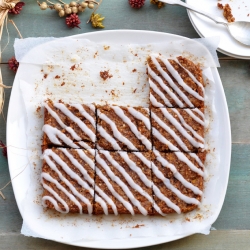 Pumpkin Orange Spice Squares