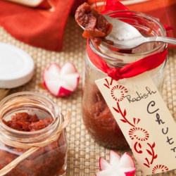 Sweet, Sour, Spicy Radish Chutney