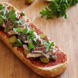 Traditional Maltese Open Sandwich