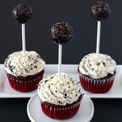 Ball Drop Cupcakes