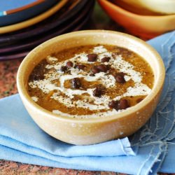 Black Bean Butternut Squash Soup