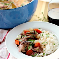 Coq Au Vin ~ Chicken in Wine