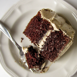 Mocha Cake with Coffee Frosting