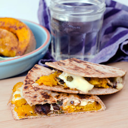 Brie and Butternut Quesadillas