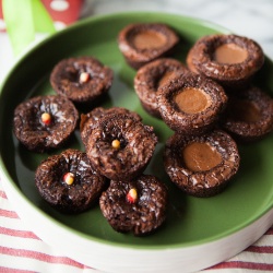 Candy Stuffed Brownie Bites