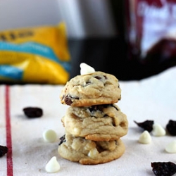 White Dark Chocolate Cherry Cookies