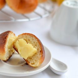 Lemon Brioche Buns