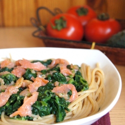 Healthy Pasta with Smoked Salmon