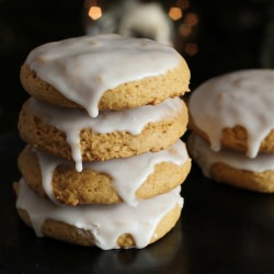 Glazed Pumpkin Cookies