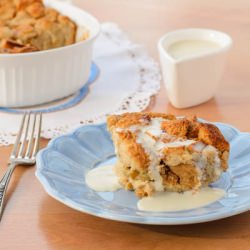 Bread Pudding W/ Whiskey Sauce