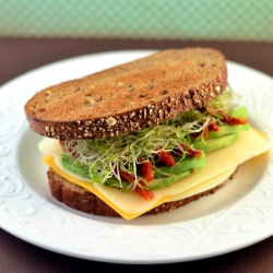 Three Cheese Veggie Sandwich