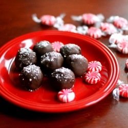 Peppermint Chocolate Truffles