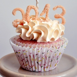 Pink Champagne Cupcakes for 2013