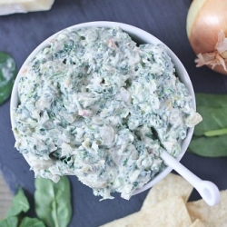 Caramelized Onion & Spinach Dip