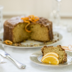 Candied Orange Olive Oil Cake