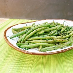 Asian Style Roasted Green Beans