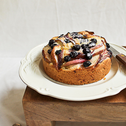 Blueberry Nectarine Cake