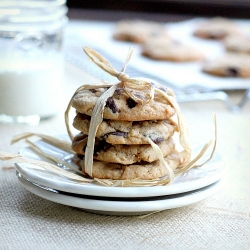 Almond Butter Chocolate Chip Cookie